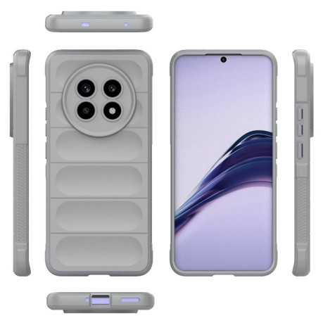 Силіконовий чохол Magic Flannel для Realme 13 Pro 5G - сірий
