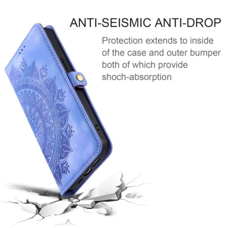 Чехол-книжка Totem Embossed Magnetic Leather для Samsung Galaxy S25 Ultra 5G - фиолетовый
