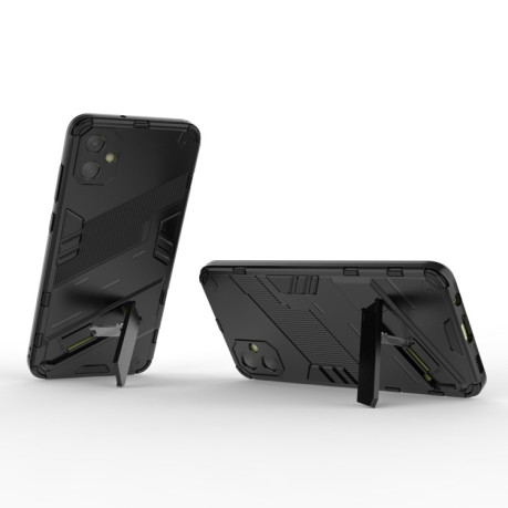 Противоударный чехол Punk Armor для Samsung Galaxy A05 4G - черный
