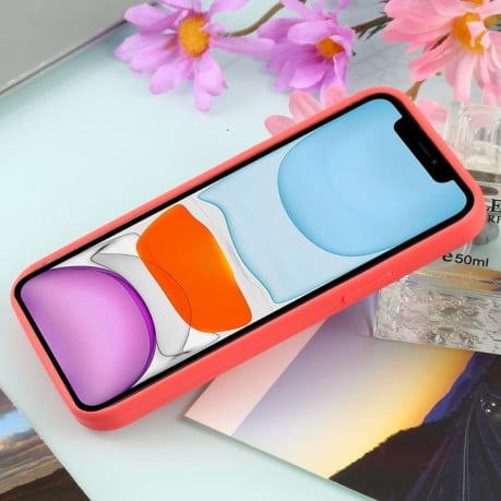 Протиударний чохол Nano Silicone (Magsafe) для iPhone 11 - рожевий
