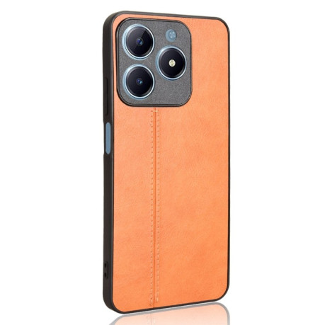 Ударозахисний чохол Sewing Cow Pattern для Realme C63/C61 4G/Narzo N63 - жовтий
