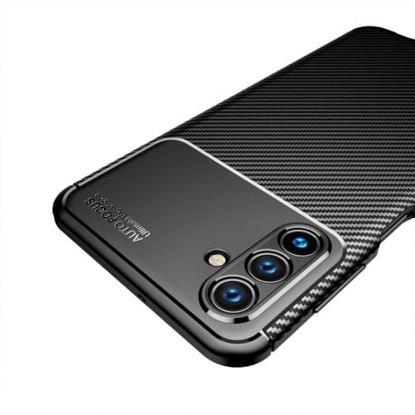 Ударозащитный чехол HMC Carbon Fiber Texture на Samsung Galaxy A04s/A13 5G - черный