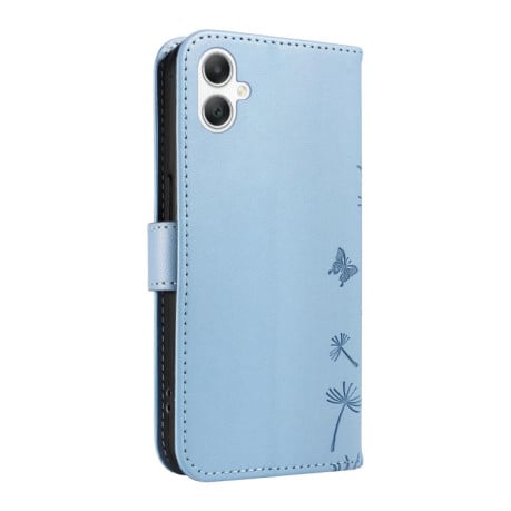 Чехол-книжка Dandelion Embossed Pattern Flip Leather на Samsung Galaxy A07 5G - голубой