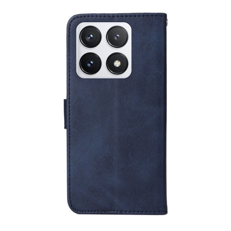 Чохол-книжка Stitching Calf Texture для Xiaomi 14T Pro - синій