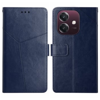 Чехол- книжка Y-shaped Pattern Flip Leather на OPPO A3/A3x/A40m- синий