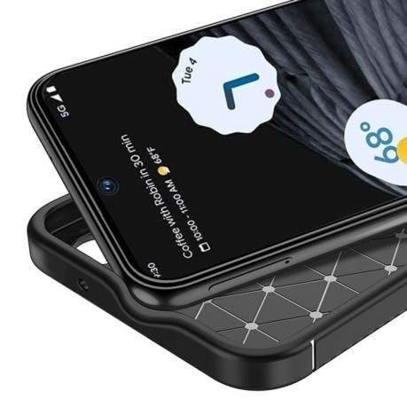 Ударозахисний чохол HMC Carbon Fiber Texture на Google Pixel 8a - чорний