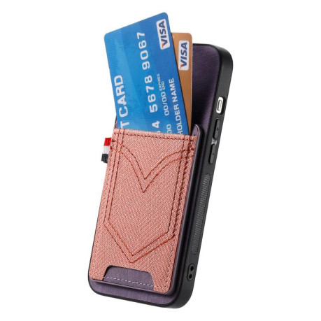 Чохол Denim Texture Leather Skin на iPhone 16e - фіолетовий