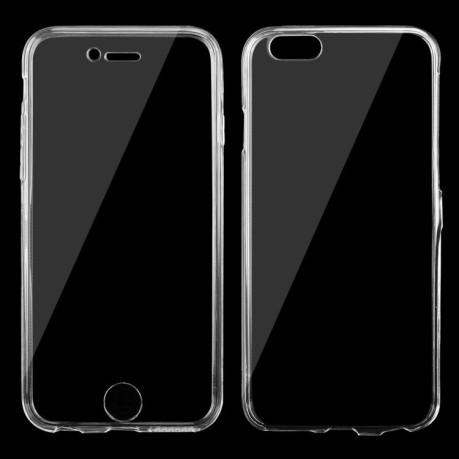 Двусторонний ультратонкий силиконовый чехол на iPhone 6 &amp; 6s 0.75mm