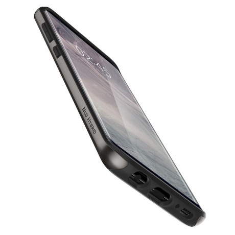 Оригинальный чехол Spigen Neo Hybrid на Samsung Galaxy S8 Gunmetal