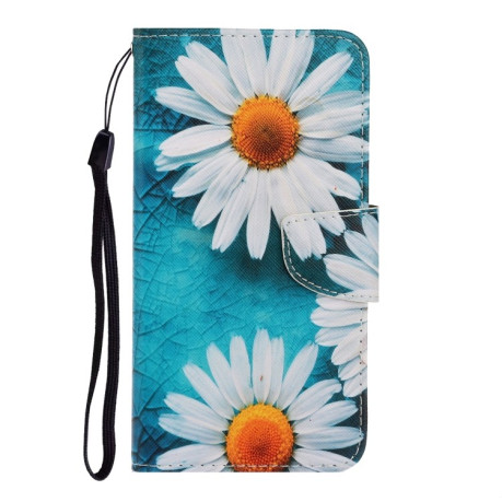 Чохол-книжка Colored Drawing Pattern для Samsung Galaxy S24 FE 5G - Daisy