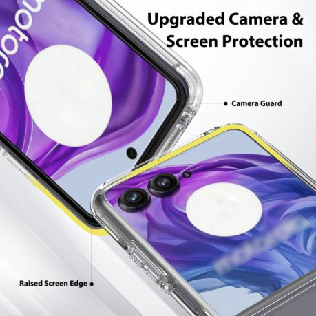 Акриловый противоударный чехол HMC для Motorola Razr 60 Ultra - прозрачный