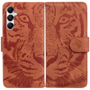 Чехол-книжка Tiger Embossing для Samsung Galaxy A05s - коричневый