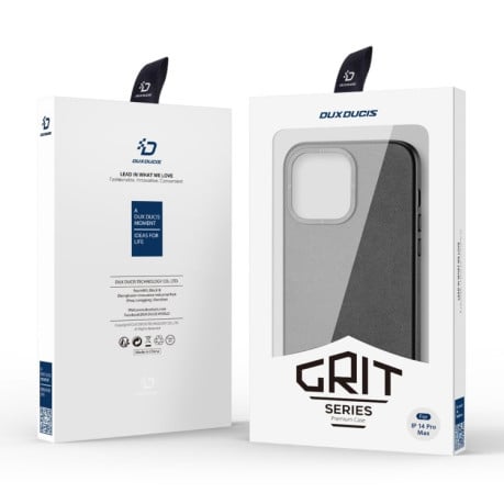 Противоударный чехол DUX DUCIS Grit Series(with MagSafe) на iPhone 14 Pro Max - черный