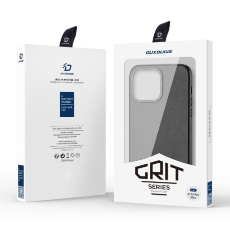Протиударний чохол DUX DUCIS Grit Series (with MagSafe) на iPhone 14 Pro Max - чорний