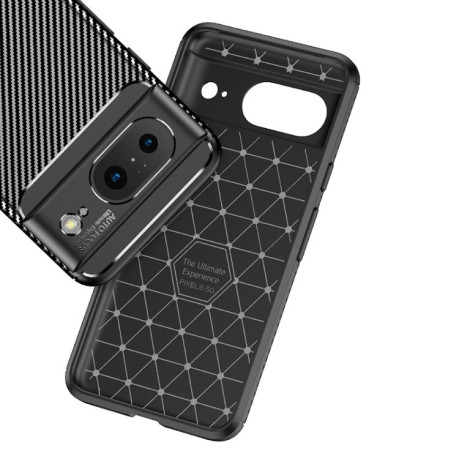 Ударозащитный чехол HMC Carbon Fiber Texture на Google Pixel 8 - черный