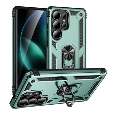 Протиударний чохол PC + TPU Shockproof Protective  для Samsung Galaxy S25 Ultra 5G - зелений