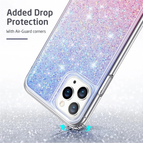 Ударозащитный чехол ESR Glamour Series Shinning Crystal на iPhone 11 -красно-синий