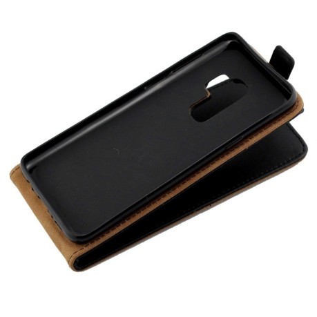 Кожаный флип-чехол Business Style на Samsung Galaxy S9 -черный