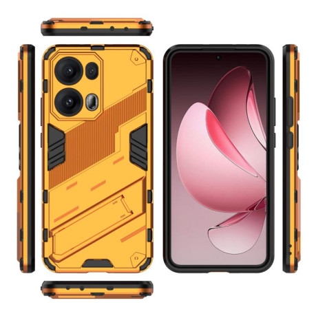 Противоударный чехол Punk Armor для OPPO Reno13 Pro 5G Global - оранжевый