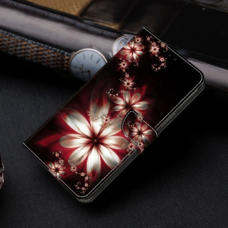 Чохол-книжка Crystal 3D Shockproof Protective Leather для Xiaomi Redmi Note 13 4G - Flower