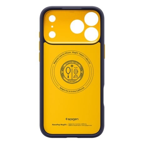 Оригинальный чехол Spigen Nano Pop с MagSafe на iPhone 17 Pro - navy blue