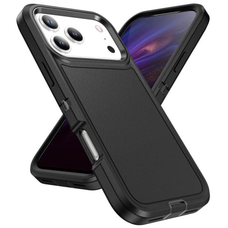 Двосторонний противоударный чехол Life Waterproof Rugged для iPhone 17 Pro Max - черный