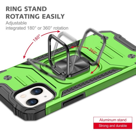 Противоударный чехол Magnetic Armor для iPhone 14/13 - светло-зеленый