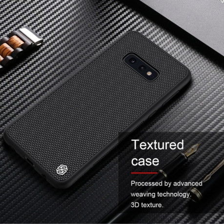 Чохол NILLKIN 3D Textured Nylon TPU на Samsung Galaxy S10e -чорний