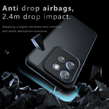 Противоударный чехол Armor Precise Hole PC Hybrid TPU для Motorola Edge 50 Neo - черный