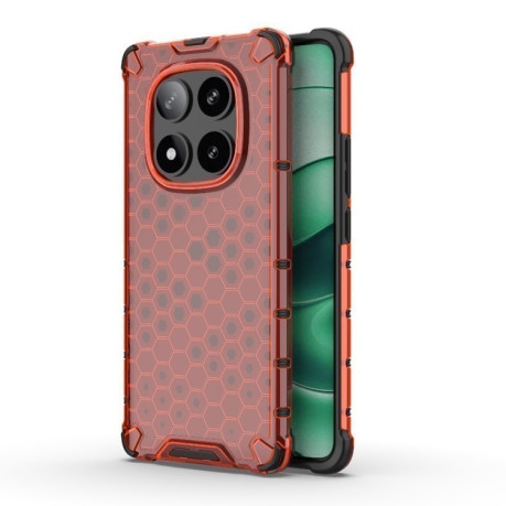 Протиударний чохол Honeycomb на Xiaomi Redmi Note 14 Pro 5G/Poco X7 - червоний