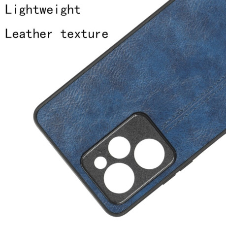 Ударозащитный чехол Sewing Cow Pattern для Xiaomi Poco X5 Pro - синий