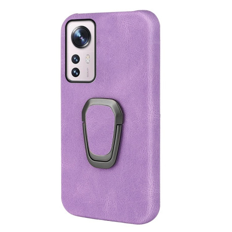 Противоударный чехол EsCase Ring Holder для Xiaomi 12 Pro - фиолетовый
