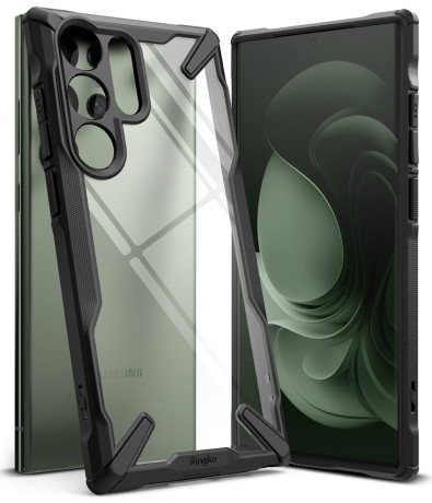 Оригінальний чохол Ringke Fusion X Design durable для Samsung Galaxy S23 Ultra - Black