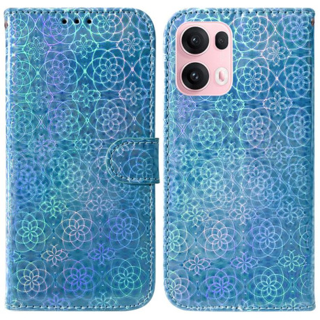Чохол-книжка Solid Color Colorful на OPPO Reno13 Pro Global - синій
