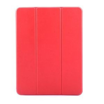 Чехол-книжка Solid Color Trid-fold Viewing Stand с держателем для стилуса на iPad 9.7 2017 /2018 - красный