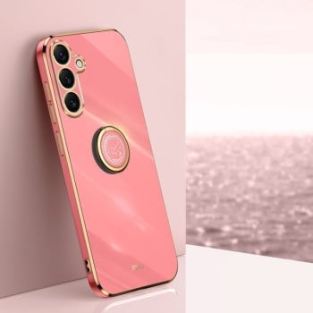 Протиударний чохол XINLI Straight Edge для Samsung Galaxy S25 5G - червоний