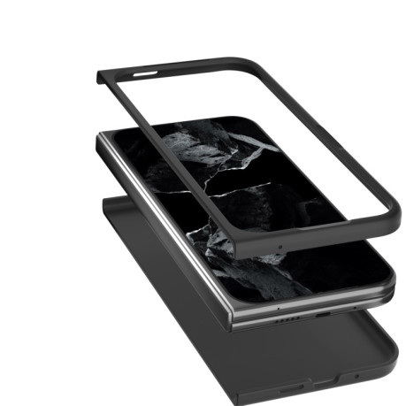 Противоударный чехол Skin Feel PC для Google Pixel 9 Pro Fold - черный