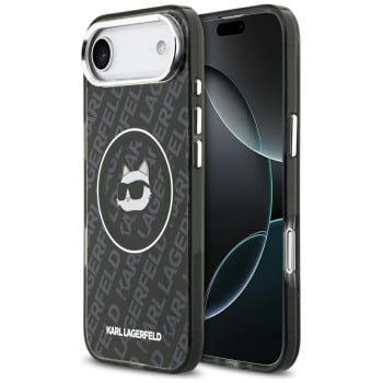 Оригінальний чохол Karl Lagerfeld IML Choupette Head Logo MagSafe на iPhone Air - Black
