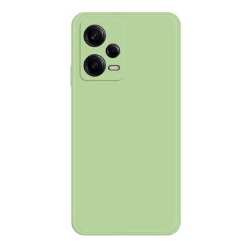 Противоударный чехол Imitation Liquid Silicone для Xiaomi Redmi Note 12 Pro 5G - зеленый