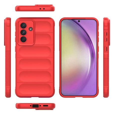 Силиконовый чехол Magic Flannel для Samsung Galaxy A56 5G - красный