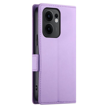 Чохол-книжка Side Buckle Magnetic Frosted Leather для OPPO Reno13 F /Reno13 FS 4G/5G - фіолетовий