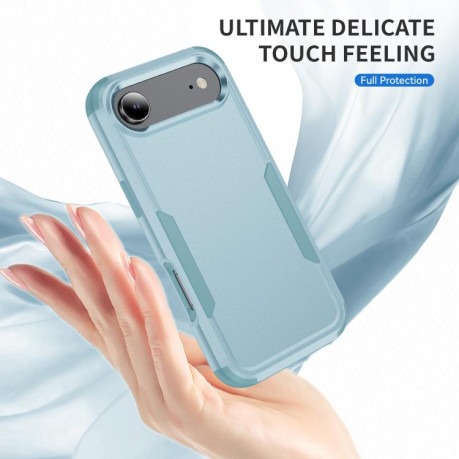 Противоударный чехол Commuter Shockproof TPU + PC для iPhone Air - серо-зеленый