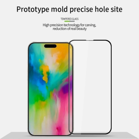 Захисне скло MOFI 9H 3D Full Screen на iPhone 16 Pro - чорне