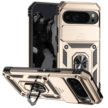 Протиударний чохол Sliding Camshield для Google Pixel 9 Pro - золотий