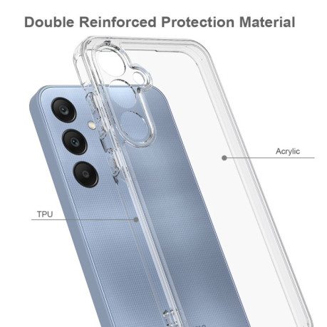 Акриловый противоударный чехол HMC для Samsung Galaxy A35 - прозрачный