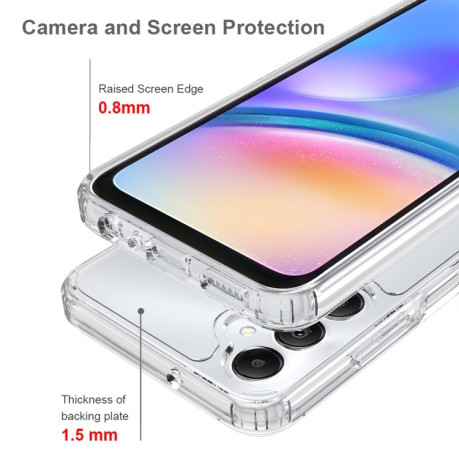 Акриловый противоударный чехол HMC для Samsung Galaxy A05s - прозрачный