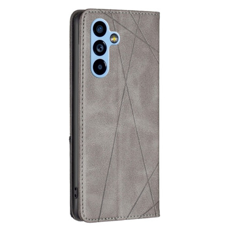 Чохол-книжка Rhombus Texture для Samsung Galaxy A54 5G - сірий