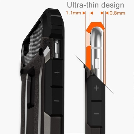 Противоударный Чехол Rugged Armor Black для iPhone 6Plus 6S Plus