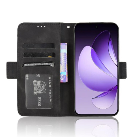 Чехол-книжка Skin Feel Calf на OPPO Reno13 5G Global - черный