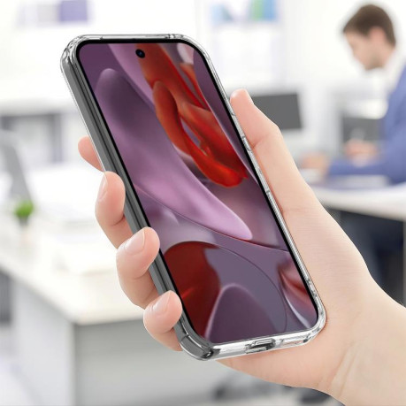 Чохол Clear Case MagSafe Simple Magnetiс для Google Pixel 9a - прозорий